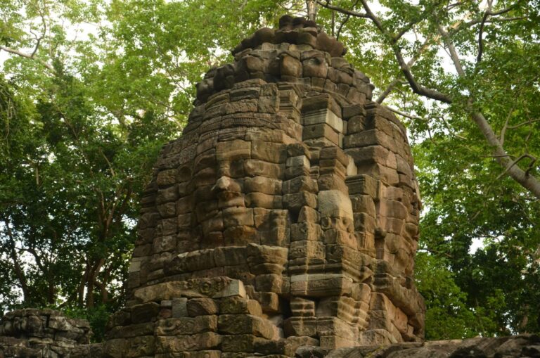 Khmer ruins in Oddar Meanchey Province, Cambodia.